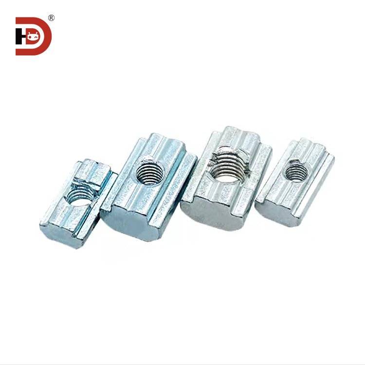 aluminum profile nut T-nut slider nut 30304040 profile M3-M4-M5-M6-M8 aluminum fastener Carbon steel/stainless steel material