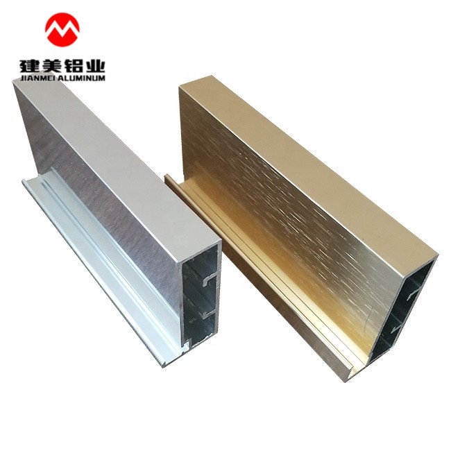 Aluminum profile Aluminium Kitchen Profile With Handle Slim Type 45mm