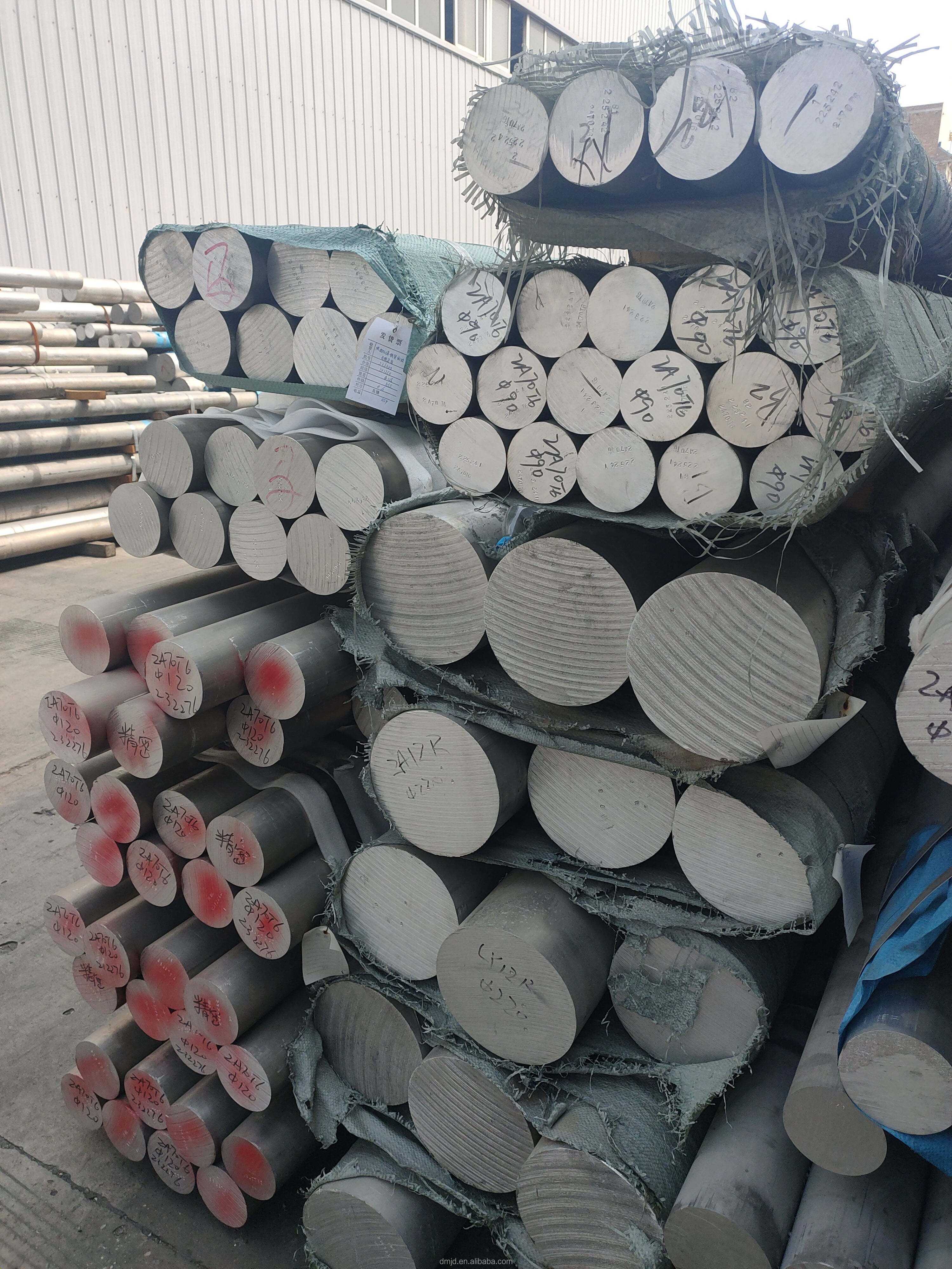 High Quality Aluminum Billet and Ingot 6063 6061 Aluminium Bar Aluminum Rod Price In Stock