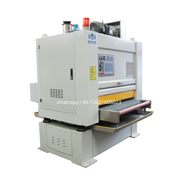 Automatic Wide Belt Sander Water Wet Aluminium Stainless Steel magnesium Sanding Machine Flat Plane Polishing Grind Machines