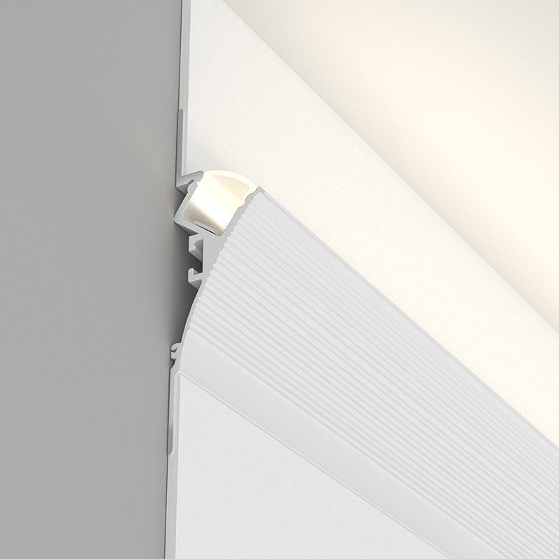 X42 Factory Price Aluminum Profiles Enclosure with Diffuser For Home Ceiling Drywall, Plaster Gypsum led Aluminum Profile