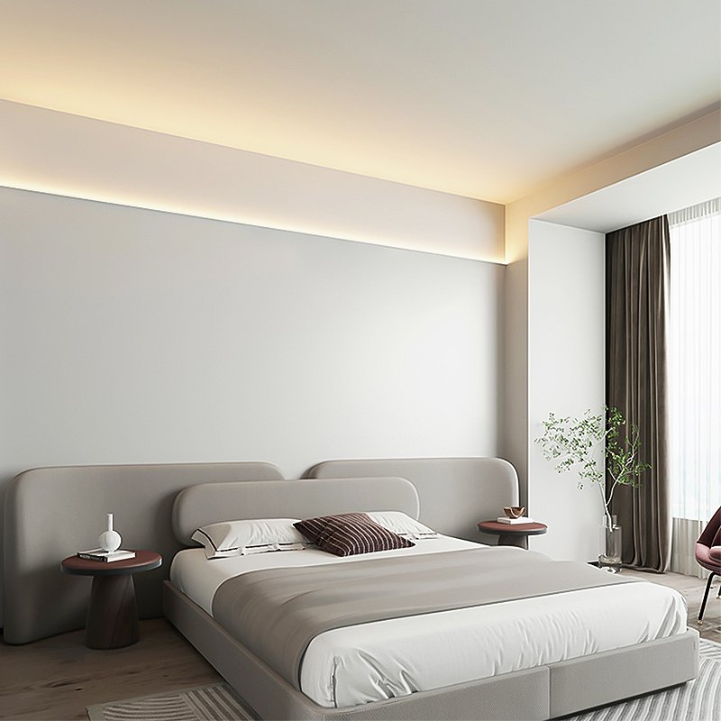 X42 Factory Price Aluminum Profiles Enclosure with Diffuser For Home Ceiling Drywall, Plaster Gypsum led Aluminum Profile