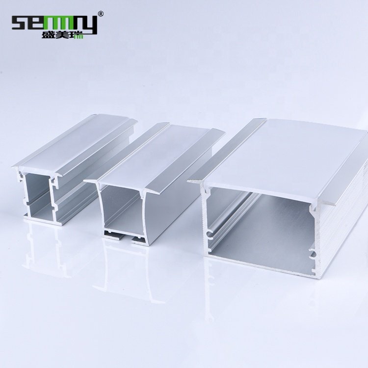 Square Suspended Linear Lamp Hoisting Pendent Driver in Alu Profil Extrusion Channel For Led Strip Lights Aluminum Profile