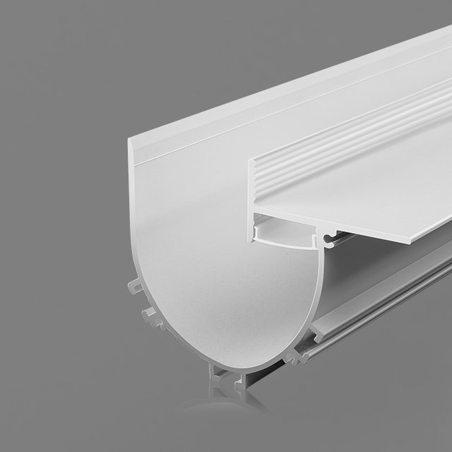 X02 Aluminum Profile for Gypsum Board Ceiling, Gypsum led Aluminum Profile with PC Cover