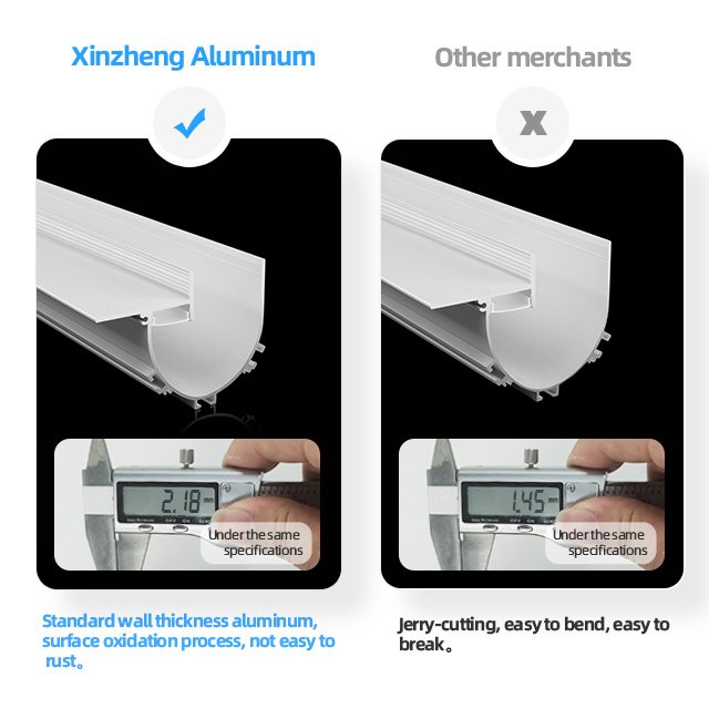 X02 Aluminum Profile for Gypsum Board Ceiling, Gypsum led Aluminum Profile with PC Cover
