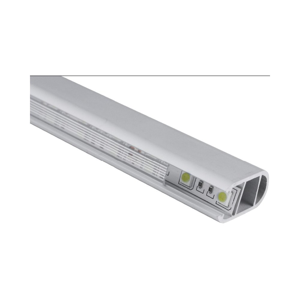 LS-118 Flat U Black Silver Customizable LED Aluminum Profile Channel for Cabinet Lamp Aluminum Profile