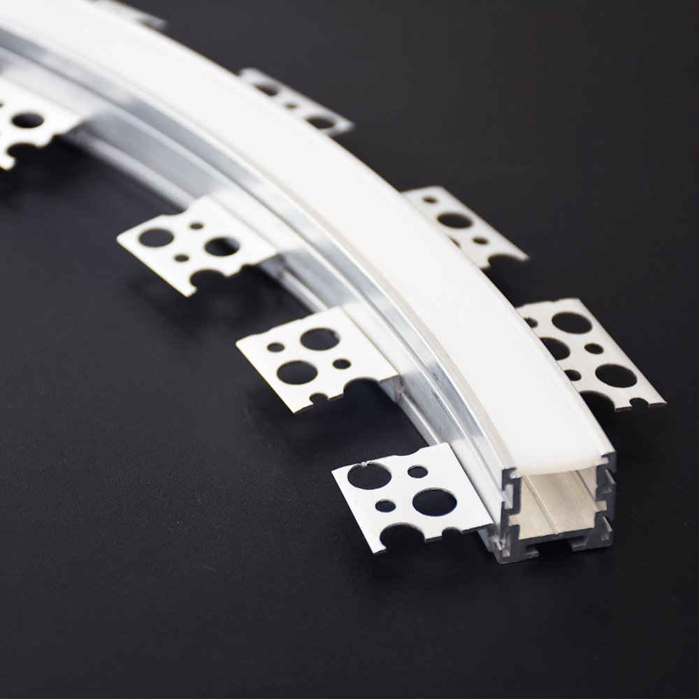 customization circle curve linear light led aluminum bend profile for strip