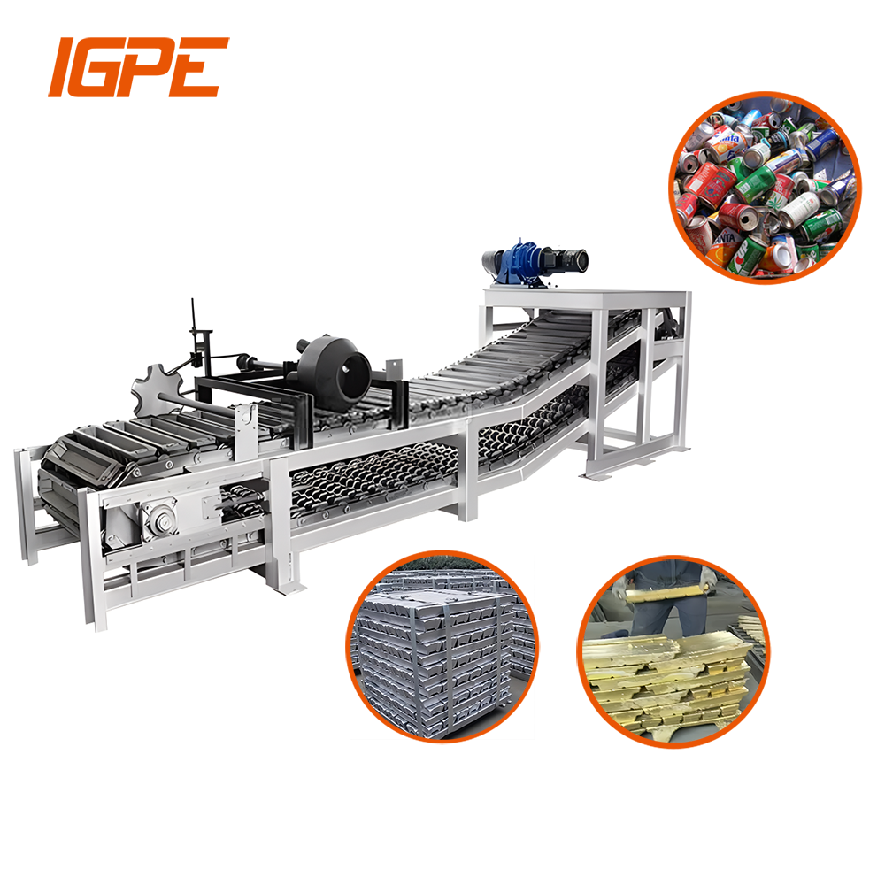 IGPE brand Aluminium Aluminum Ingots Casting Production Lines And Machinery Trade Line Machine