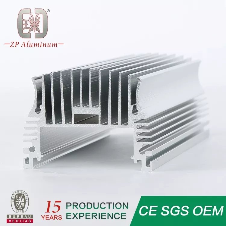 Custom Lighting Heat Sink Aluminum Extrusion Profile For Aquarium Led Lighting Waterproof HeatSink