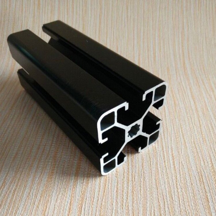 Industrial Silver Black T-slot Anodized Aluminum Profile, Aluminum Extrusion Profile 4040 Aluminium Manufacture