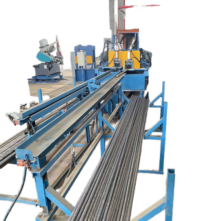 Horizontal continous casting machine for brass rods