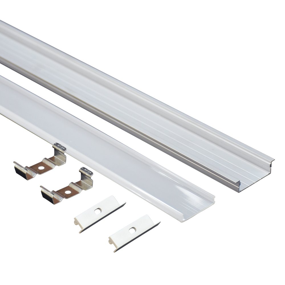 3010A Thick edge embedded LED aluminum profile suitable for SMD2835 led strips RGB smart led strip and COB led strip light