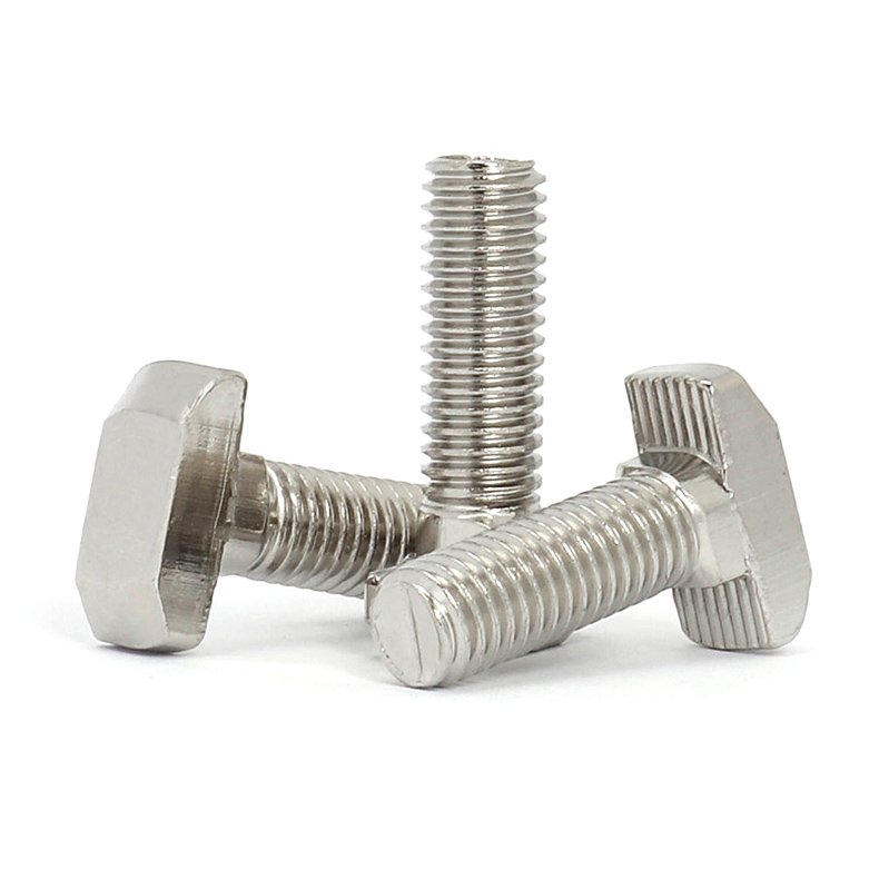 Cheap T-Slot Bolt Screw Nut Fastener M5 M6 M8 M10 T Shape Carbon Steel Stainless steel T Bolt for T Track Aluminum Profile