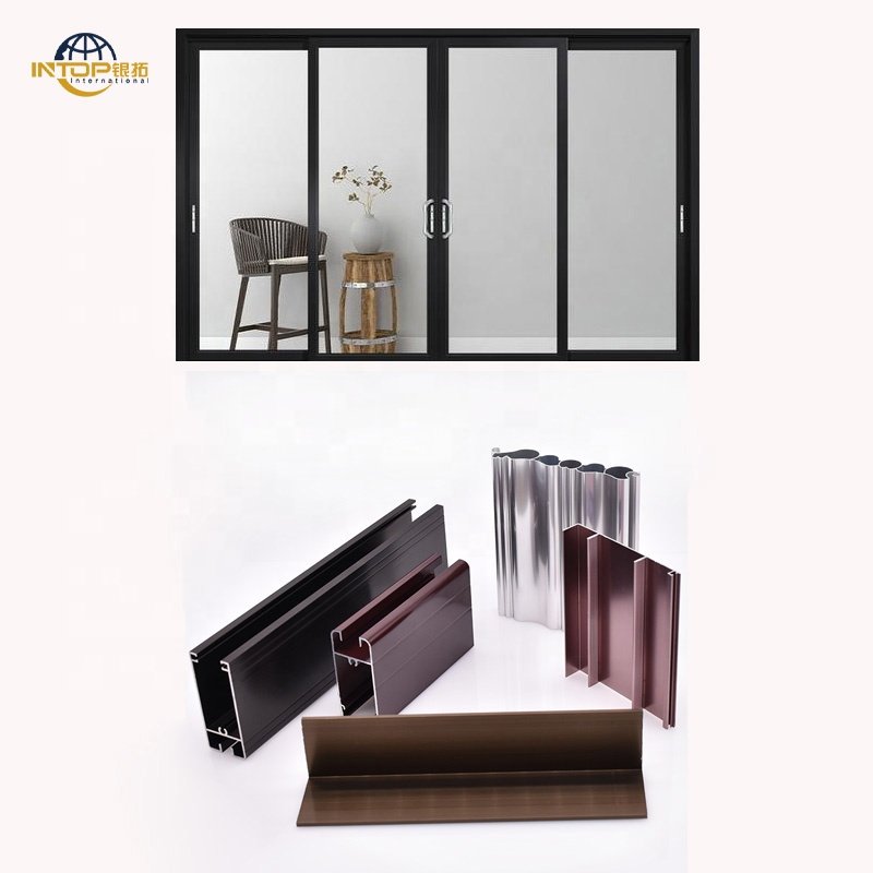 Aluminum Alloy Profile Manufacturer Custom Profile Aluminum Full Series Anodized Window Door Aluminum Profiles