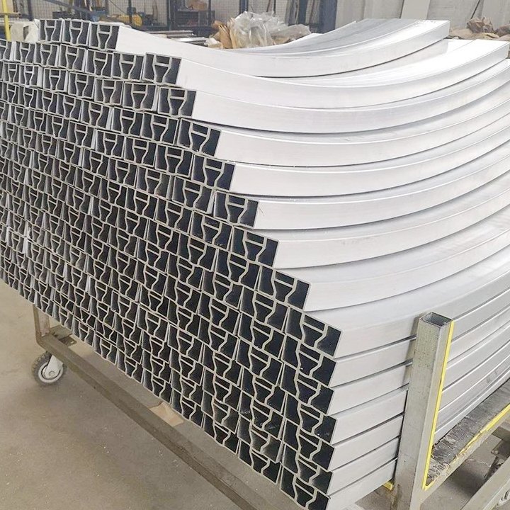 custom china aluminum alloy extrusion profile supplier Aluminum Extrusion Profile With Anodize Surface