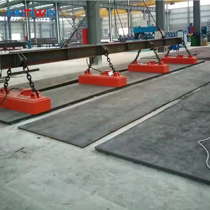 Factory low price Lifting beam 10ton electric magnetic plate lifter with 10% OFF PRICE