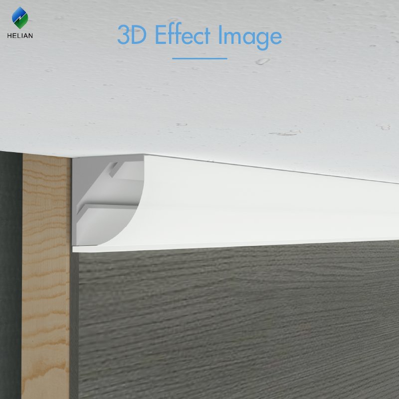 triangle led aluminum extrusion profile corner lighting Drywall Led Aluminum Profile 15mm led profile led recessed channel