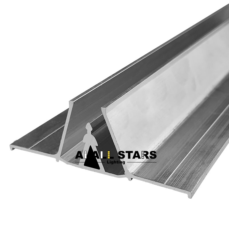 Russia Ukraine Stretch Ceiling Film Accessories Aluminum Frame Profile M Shape Profile PVC Stretch Ceiling Profile