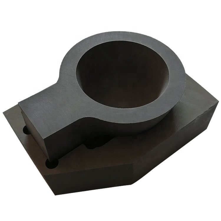 High purity isostatic aluminum ingot smelting graphite spout mold