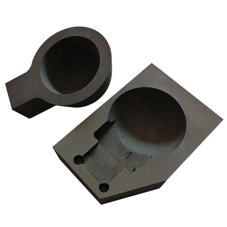 High purity isostatic aluminum ingot smelting graphite spout mold