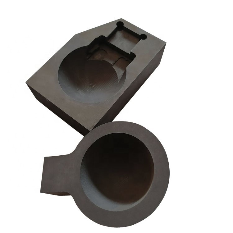 High purity isostatic aluminum ingot smelting graphite spout mold