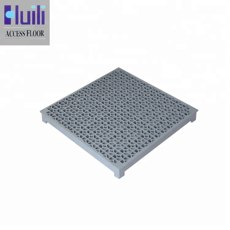 55% Air flow rate Aluminum perforated access floor