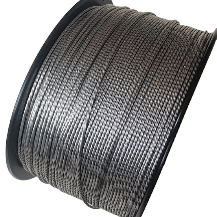 1.6mm / 1.8mm / 2.0mm / 2.5mm high tension low resistance security fence system multi stranded aluminum wire