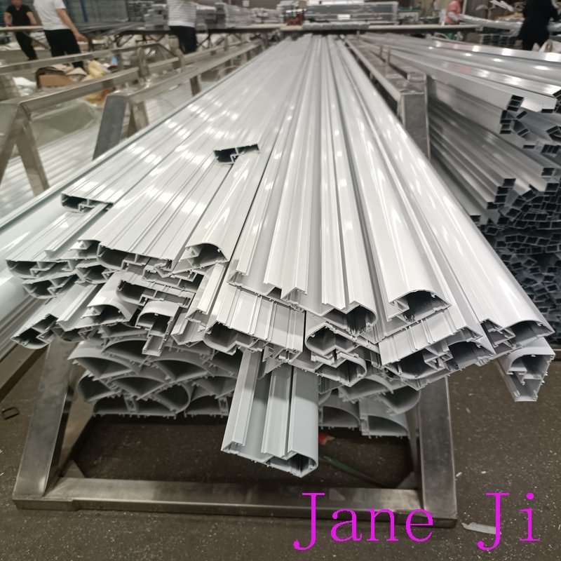 Super quality white powder coated aluminum profile