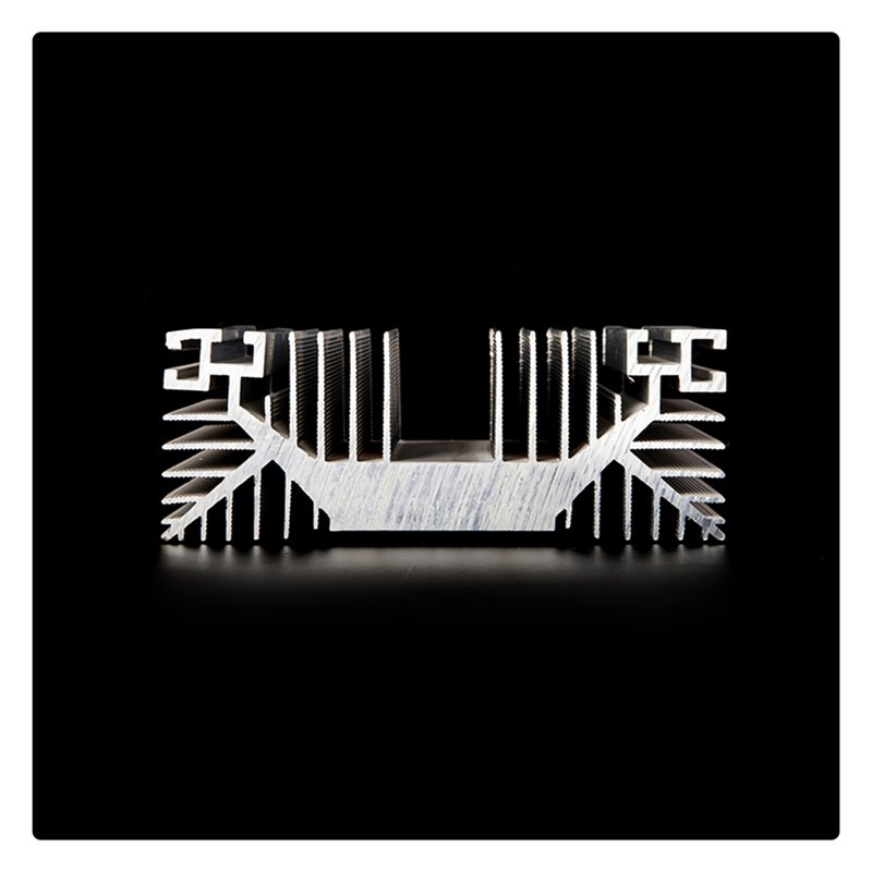Strong corrosion resistance Light weight Customized Extrusion Aluminum Profile Heatsink