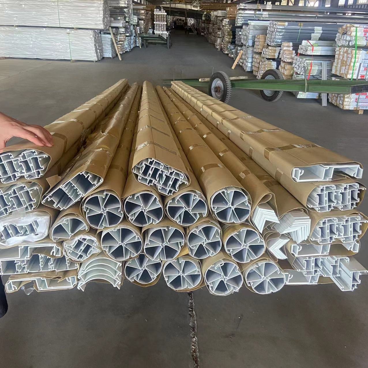 Qiangfeng Super Quality Custom 6063 T5 Aluminium Extrusion Profiles Window Door Aluminum Profiles Bending Welding Punching