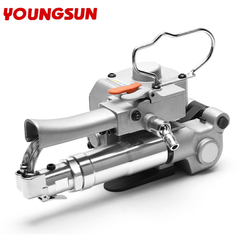 YOUNGSUN 13-16MM/19-25MM A19/A25 Small Plastic Belt Pet Pp Manual Handheld Pneumatic Crimping Tools Carton Box Strapping Machine