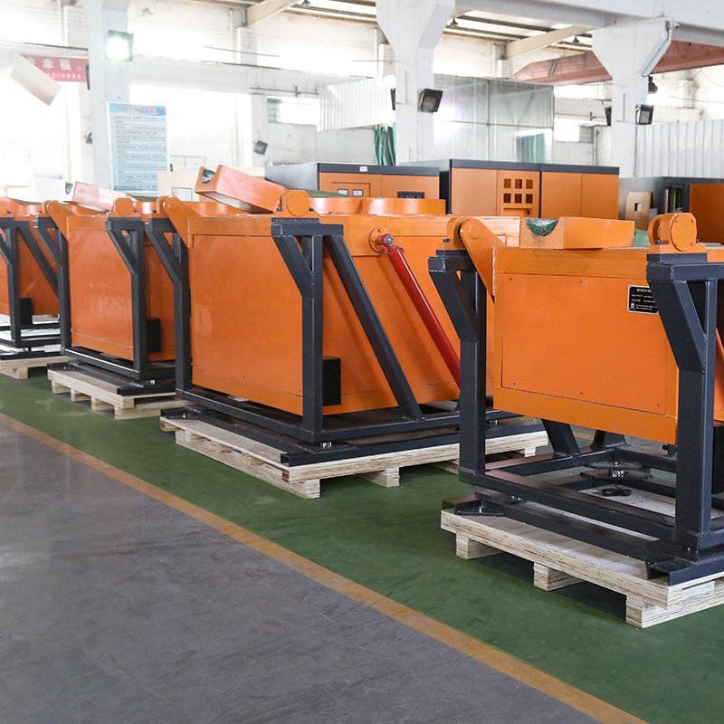 Aluminum ingot making machine Copper Ingot Casting Machine, 500KG 1T 1.5T Copper Melting Furnace