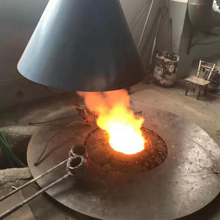 Aluminum ingot making machine Copper Ingot Casting Machine, 500KG 1T 1.5T Copper Melting Furnace
