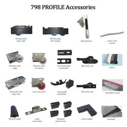 798 Series Aluminum Window Door Frame Profiles Section Supplier Glass And Aluminum Accessories 798 Al