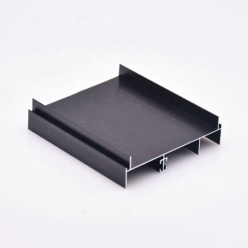 Extrusion Aluminum Windows Profiles Aluminum Profiles Supplier Anodized Black Custom Aluminum Profiles