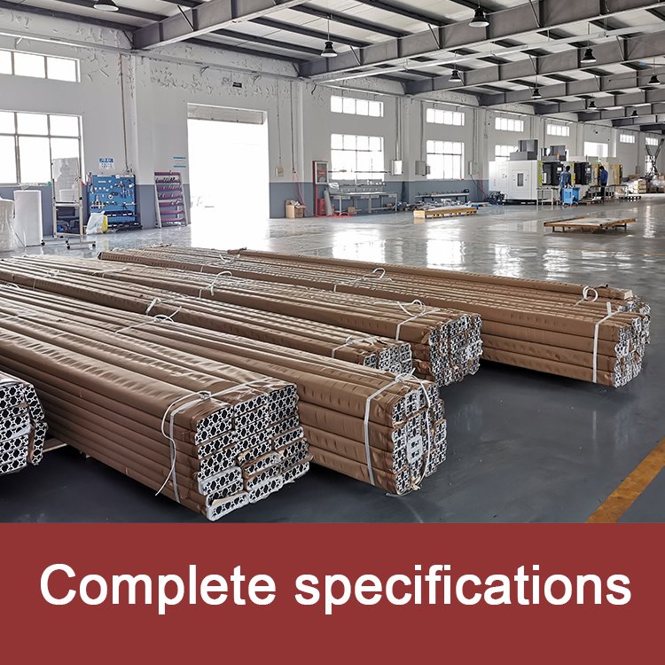 CNC machining frame material 30*30 t slot aluminum profile extrusion in assembly line