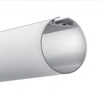 60mm Round led profile aluminum tube, suspended round shape lighting aluminum profile