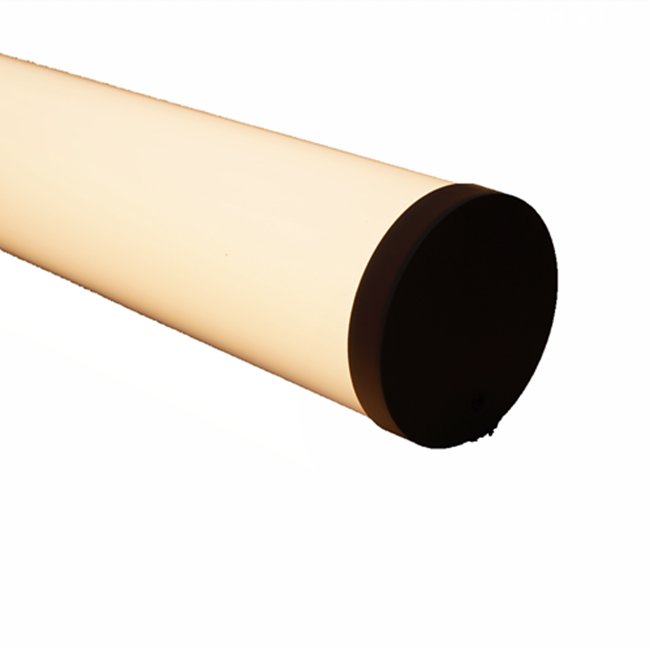 60mm Round led profile aluminum tube, suspended round shape lighting aluminum profile
