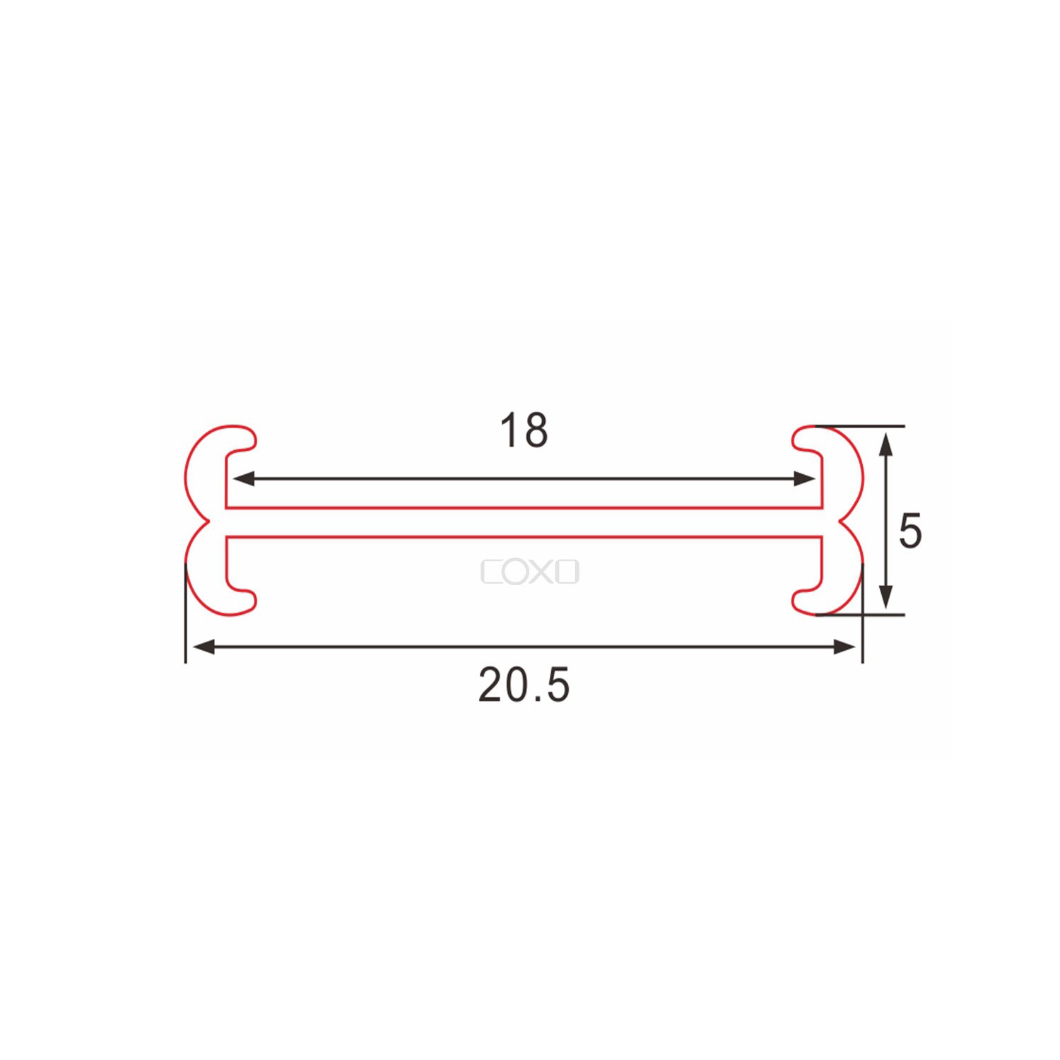 C043 Led Recessed Aluminum profile channel