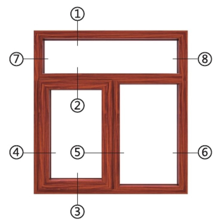 NT Super Slim Sash T5 T6 Wooden Aluminum Profile 6063 Aluminum Swing Window Aluminum Casement Windows Profiles