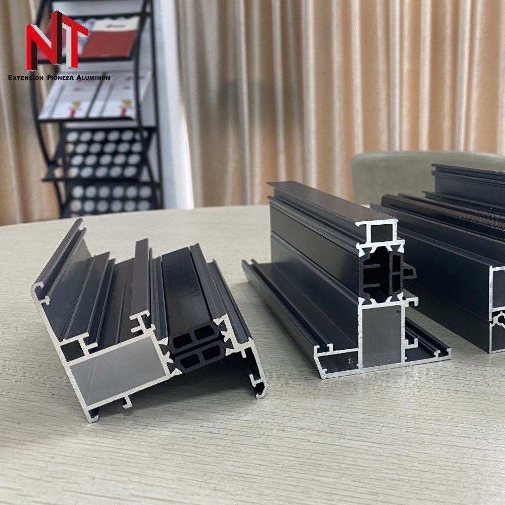 NUOTUO OEM 6000 Series Aluminum Profile for Window & Door Frame Powder Coating High Grade Aluminum Profiles