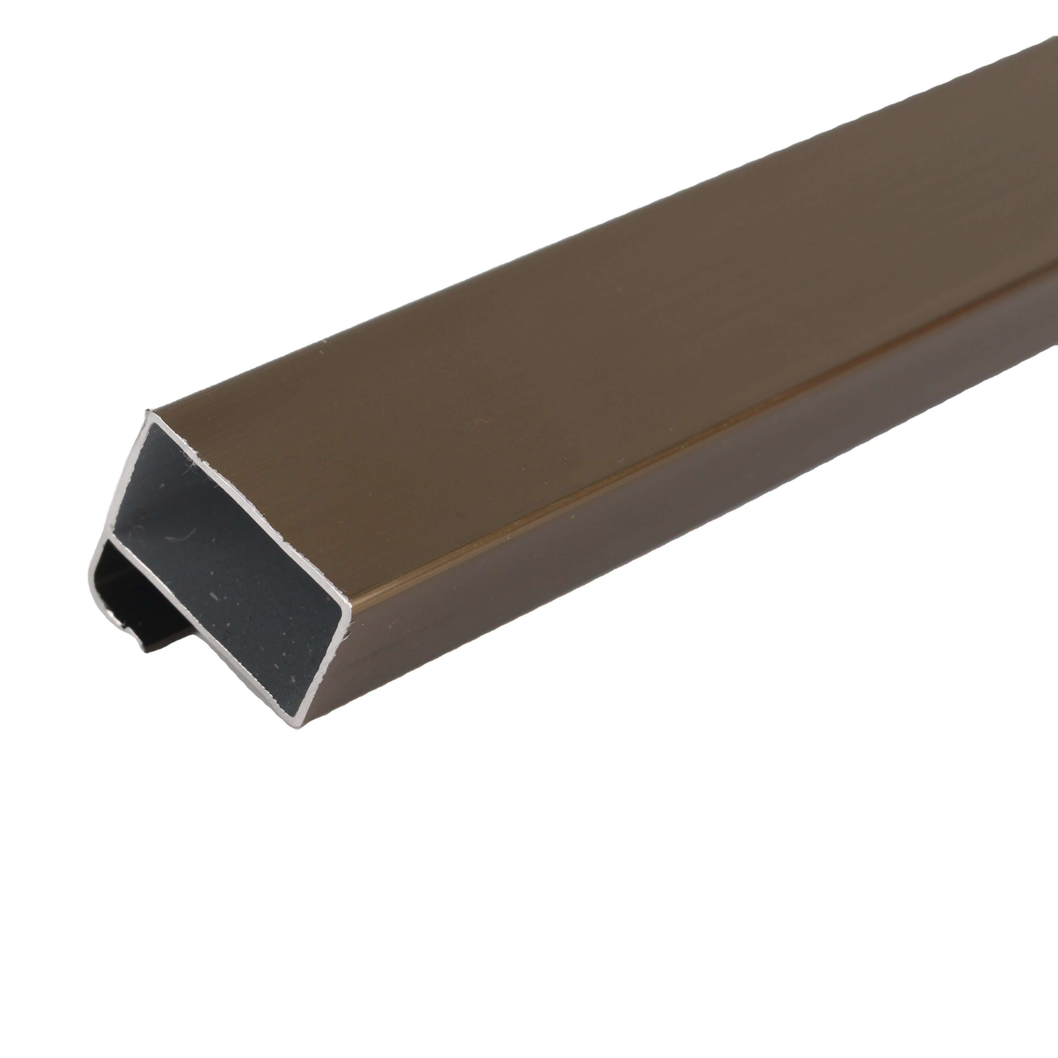 H type of aluminium extrusion profile decorative cnc curtain track aluminium profile for doors and windows manufacture