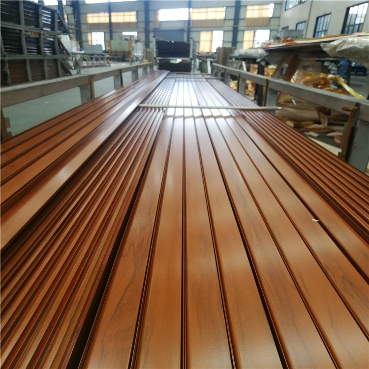 Wood Grain China Manufacturer Best Selling Profiles Led Round Square Tube Color Coated Aluminum Pipe
