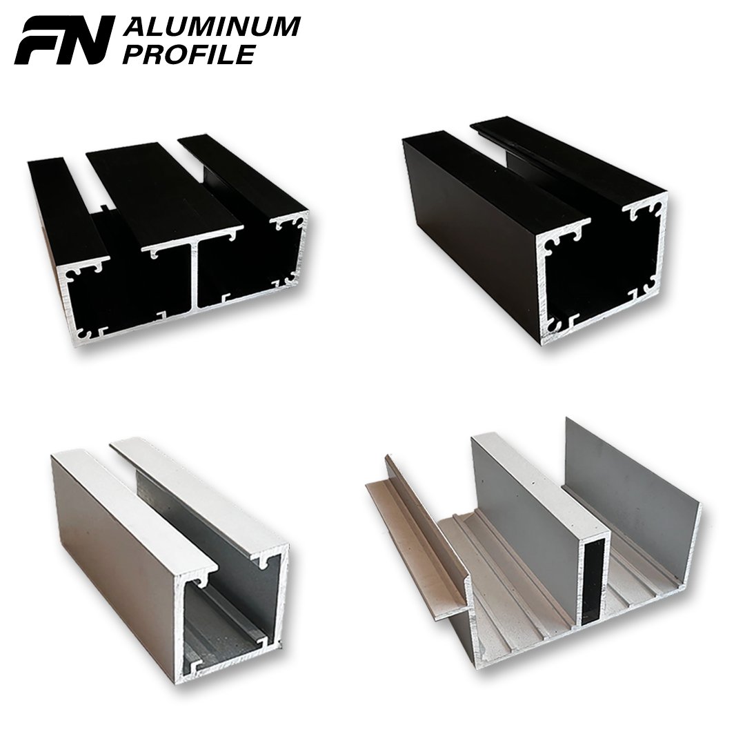 Foshan Factory OEM&ODM Perfiles De Aluminio Custom Minimalist Sliding Door Frame Profile Aluminum Profile