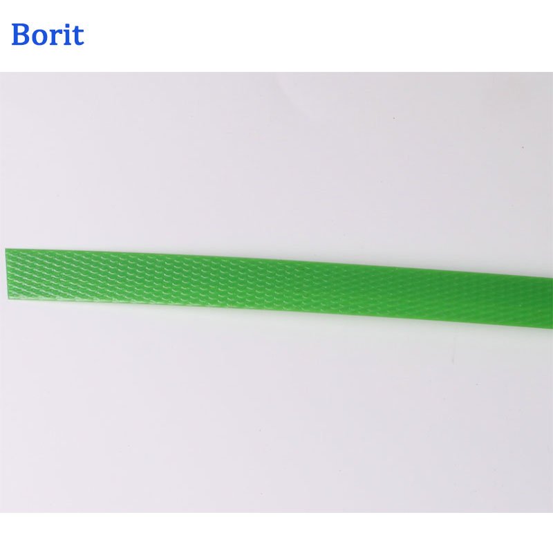 High Tensile Belt Smooth Packing Plastic High Tensile Green 16mm Embossed PET Strap Band