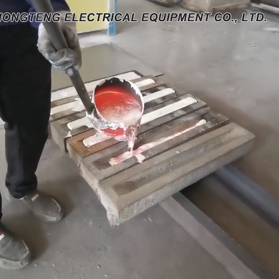 Ubc cans Aluminum Induction Melting Furnace for aluminum ingots production line