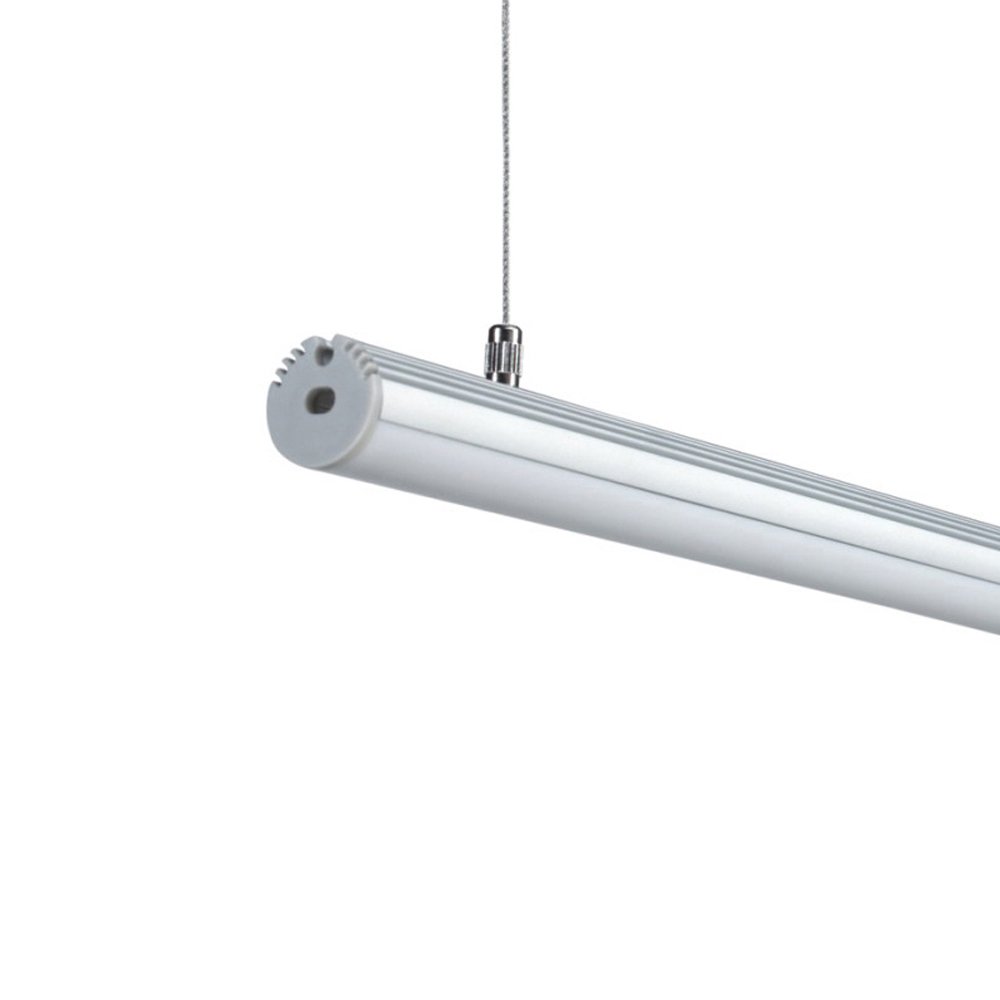 Alu Round Led Aluminum Profile Channel PC Diffuser Cover for led strip bar 2835