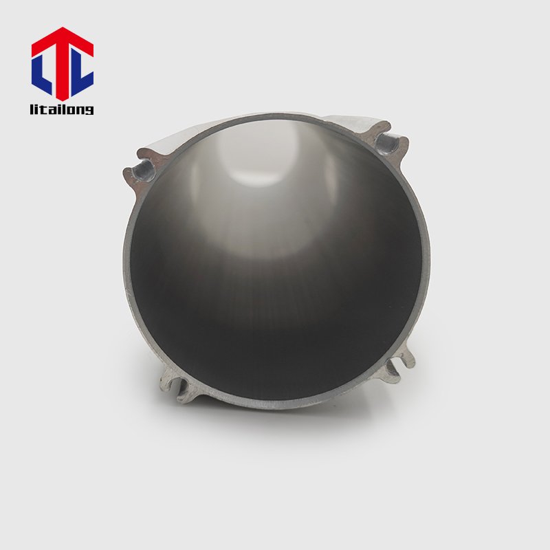 6063 T5 T6 50x50 Extruded Round Square Aluminum Alloy Profile Pipes Cylinder Tube Custom Anodizing enclosure Aluminum round box