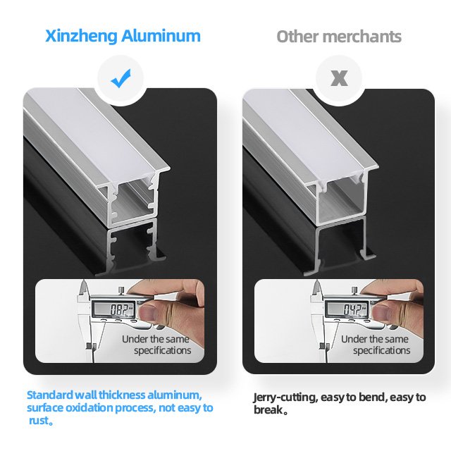 A1010C Extrusion Aluminum Profiles with Channel, Kitchen Aluminum Profile led Profile Light Aluminum