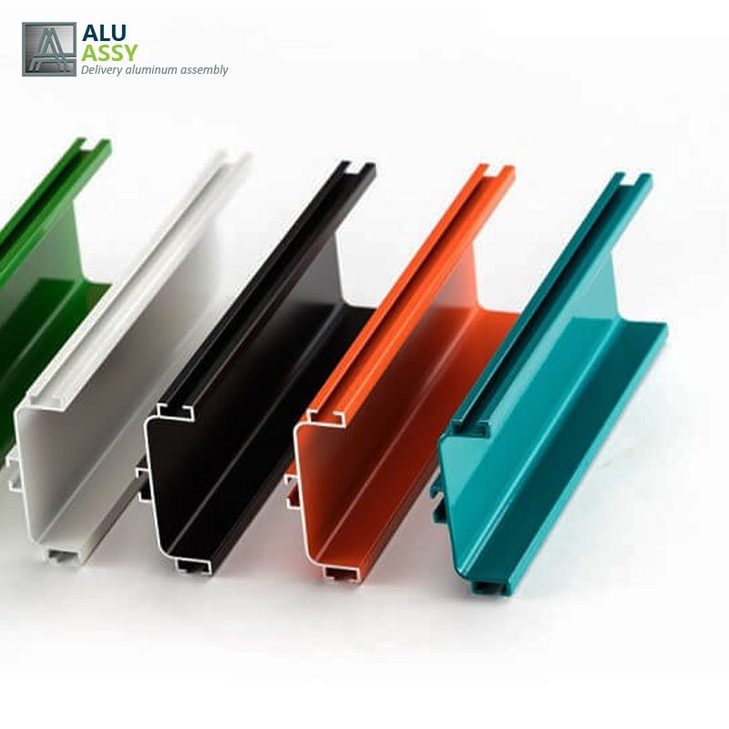 Double glazed sliding door window frame aluminum profiles are available for Peru